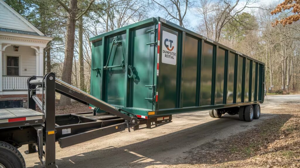 Dumpster Rental Side View